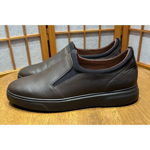 Samuel Hubbard Flight Slip-On Loafers Brown Leather Casual Sz 12M main image 4